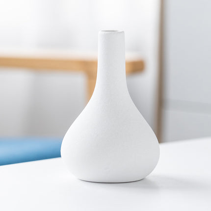 Frosted Ceramic Vase Handcrafted With High Temperature Firing Assorted Sizes