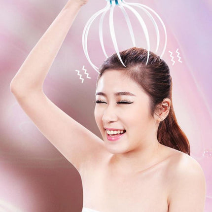 Peekaboo Studio Electric Head Massager with Scalp Vibration & Eight Cl