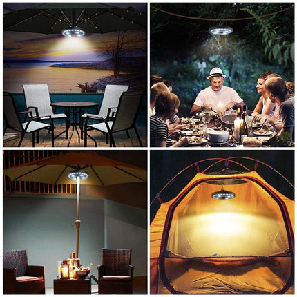 28 LED Umbrella Tent Light Battery Powered Hanging Camping Light