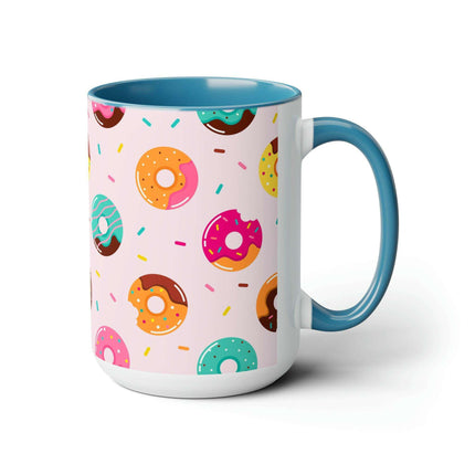 Sophisticated Two-Tone Ceramic Mug Collection - 15oz by Maison d'Elite