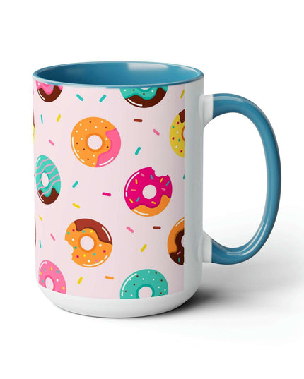 Sophisticated Two-Tone Ceramic Mug Collection - 15oz by Maison d'Elite