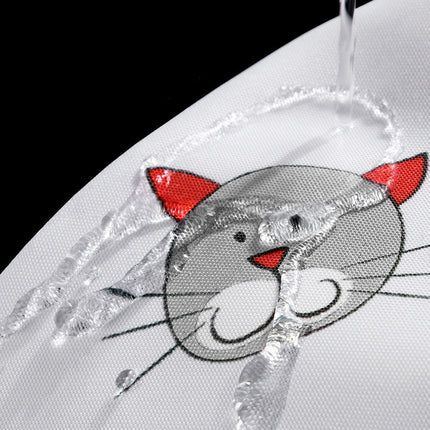 Toilet Cartoon Shower Curtain Cloth Waterproof Covering Anti-Mildew Ba