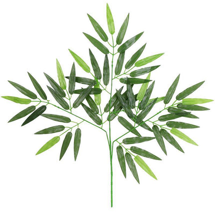 Artificial Bamboo Leaves Fake Bamboo Branches Plastic Small Bamboo Lea