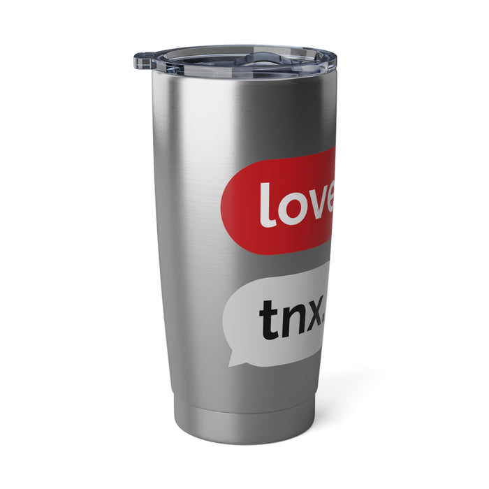 Luxury Affair Stainless Steel Tumbler 20oz for Voyage of Love