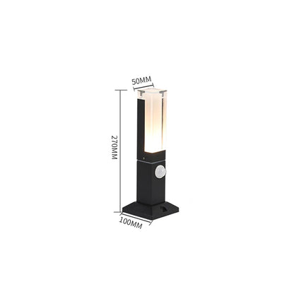 LED Garden Light Modern Outdoor Lawn Light Aluminum Induction Type 270mm