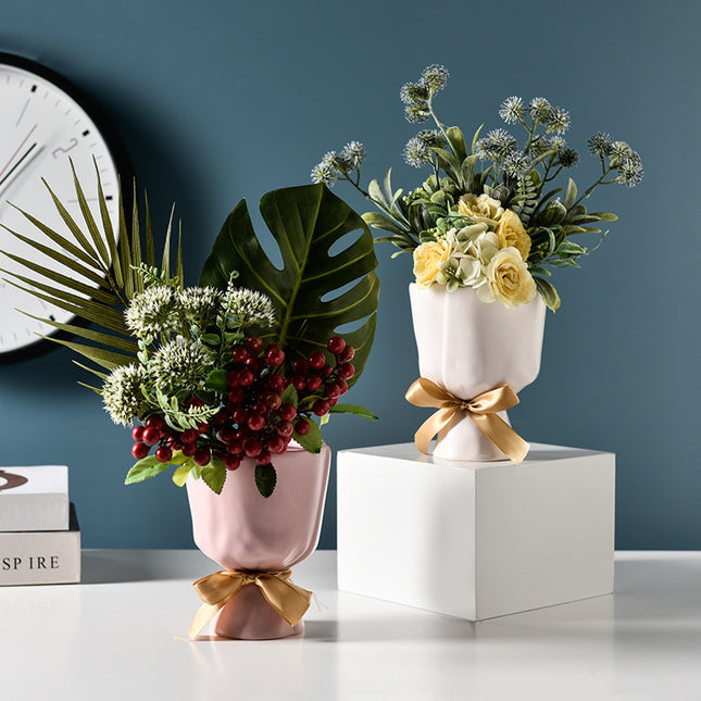Peekaboo Studio Artificial Flower Arrangement - Elegant Home Decor