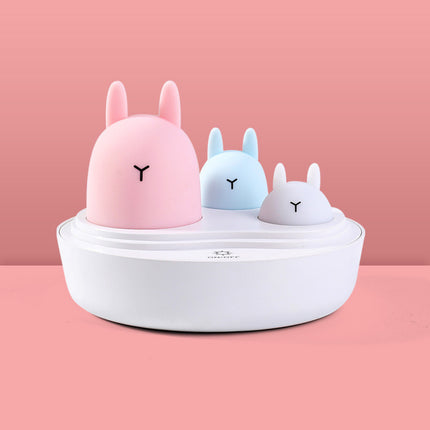 Sleeping Cute Night Light With Eye Protection Rechargeable Rabbit And Cat Models