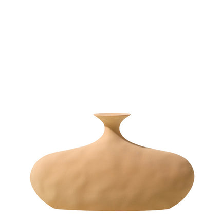 Nordic Style Handmade Ceramic Vase Blue Brown White