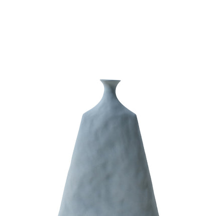 Nordic Style Handmade Ceramic Vase Blue Brown White