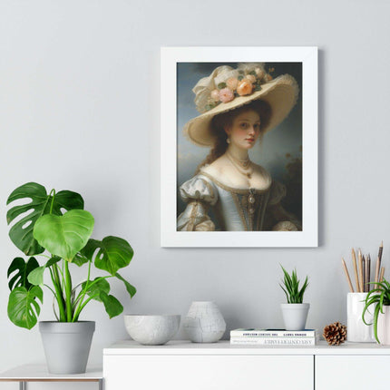 Elegant Femme Fatale: Sustainable Art Print for Stylish Home Interiors