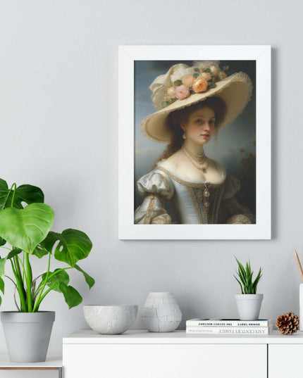 Elegant Femme Fatale: Sustainable Art Print for Stylish Home Interiors