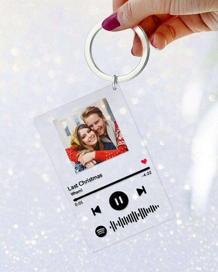 Personalize Acrylic Keychain Desktop Customize album cover Music Plaque Photo Keychain
