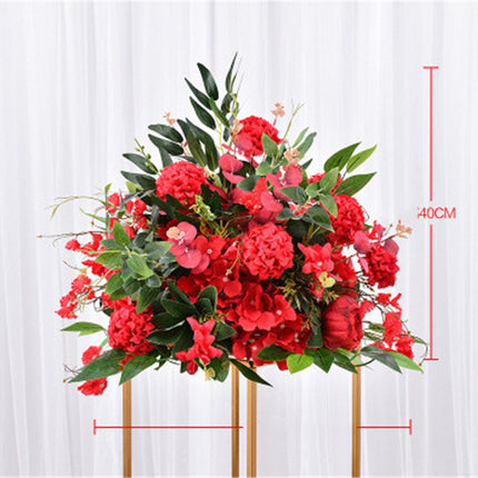 Peekaboo Studio 40 cm Artificial Flower Ball - Vibrant Table Decoratio
