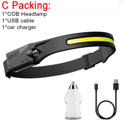 Induction Night Fishing Light Rechargeable IPX6 Waterproof Silicone 1200mAh