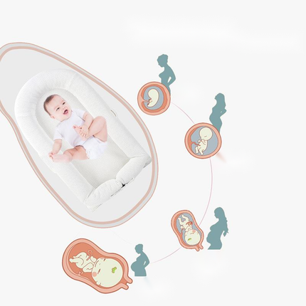 Peekaboo Studio Anti-Pressure Bionic Crib Bed for Comfortable Sleep