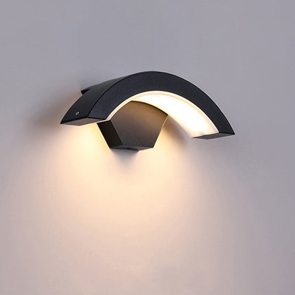 Peekaboo Studio Curved Moon LED Wall Light with Induction Sensor