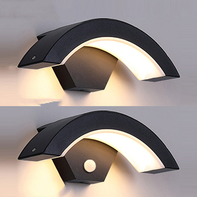 Peekaboo Studio Curved Moon LED Wall Light with Induction Sensor
