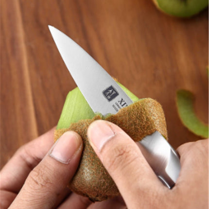 Imported Stainless Steel Fruit Knife — 3.5 Inch Pocket Knife for Kitchen Slicing (88mm Blade)