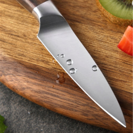 Imported Stainless Steel Fruit Knife — 3.5 Inch Pocket Knife for Kitchen Slicing (88mm Blade)