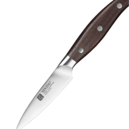 Imported Stainless Steel Fruit Knife — 3.5 Inch Pocket Knife for Kitchen Slicing (88mm Blade)