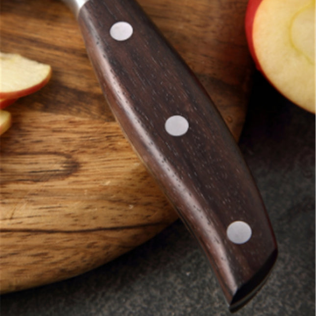 Imported Stainless Steel Fruit Knife — 3.5 Inch Pocket Knife for Kitchen Slicing (88mm Blade)