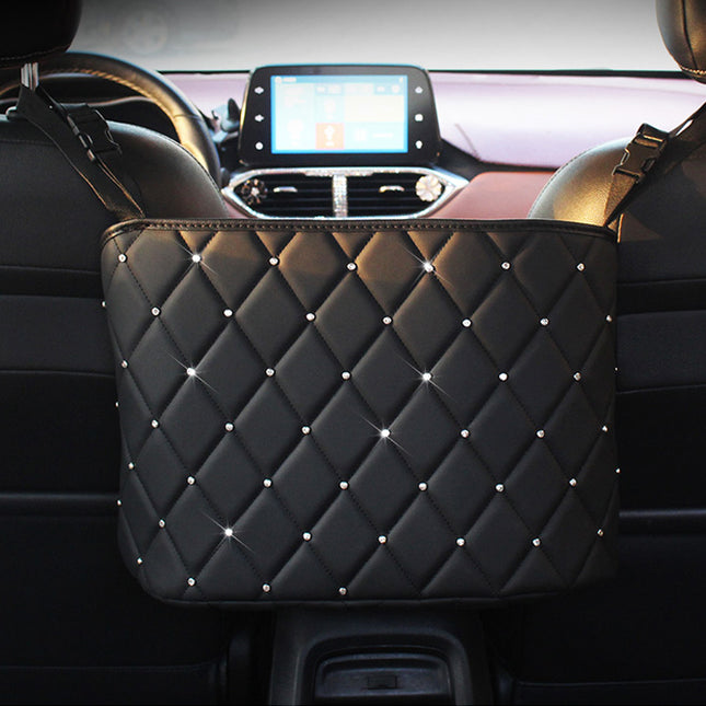 Peekaboo Studio Car Seat Organizer - Durable Storage Bag & Handbag Hol