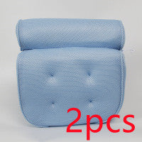 Air Mesh Bath Pillow for Tub, Spa & Jacuzzi – Head, Neck, Shoulder & Back Support