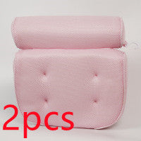 Air Mesh Bath Pillow for Tub, Spa & Jacuzzi – Head, Neck, Shoulder & Back Support