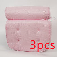 Air Mesh Bath Pillow for Tub, Spa & Jacuzzi – Head, Neck, Shoulder & Back Support