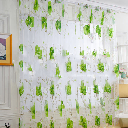 Peekaboo Studio Big Flower Gauze Curtain Partition - Elegant Design, L