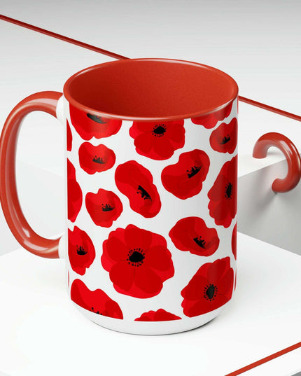 Sophisticated Dual-Color Ceramic Coffee Cups - Maison d'Elite Enigma Series