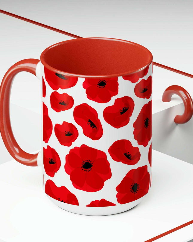 Sophisticated Dual-Color Ceramic Coffee Cups - Maison d'Elite Enigma Series