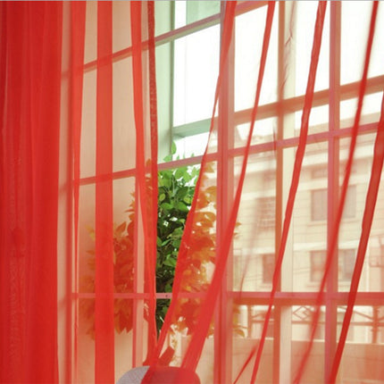Peekaboo Studio Sheer Tulle Curtains - Modern, Transparent, Lightweigh
