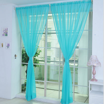 Peekaboo Studio Sheer Tulle Curtains - Modern, Transparent, Lightweigh