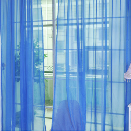 Peekaboo Studio Sheer Tulle Curtains - Modern, Transparent, Lightweigh