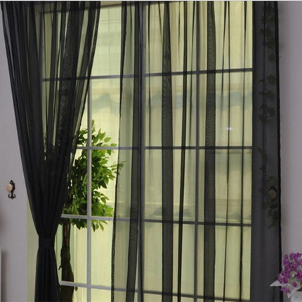 Peekaboo Studio Sheer Tulle Curtains - Modern, Transparent, Lightweigh