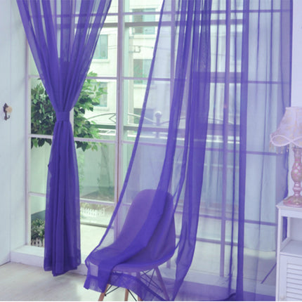 Peekaboo Studio Sheer Tulle Curtains - Modern, Transparent, Lightweigh