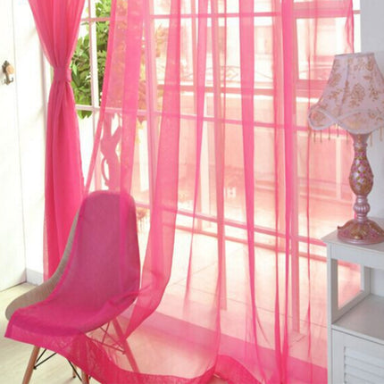 Peekaboo Studio Sheer Tulle Curtains - Modern, Transparent, Lightweigh