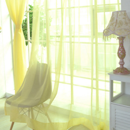 Peekaboo Studio Sheer Tulle Curtains - Modern, Transparent, Lightweigh