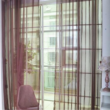 Peekaboo Studio Sheer Tulle Curtains - Modern, Transparent, Lightweigh