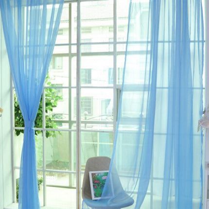 Peekaboo Studio Sheer Tulle Curtains - Modern, Transparent, Lightweigh