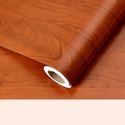 Wood Grain Self-Adhesive Wallpaper Roll — Peel & Stick Contact Paper