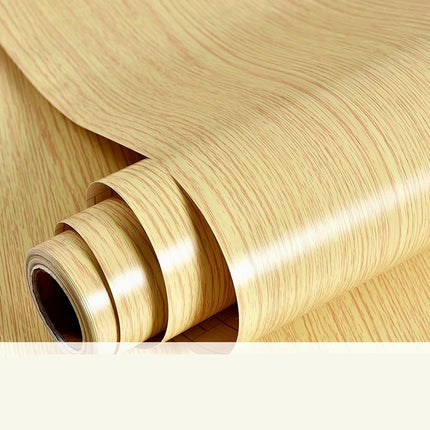 Wood Grain Self-Adhesive Wallpaper Roll — Peel & Stick Contact Paper