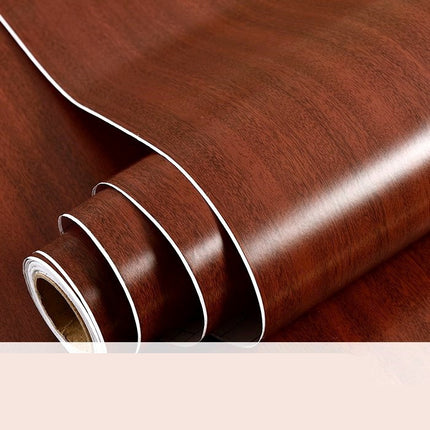 Wood Grain Self-Adhesive Wallpaper Roll — Peel & Stick Contact Paper