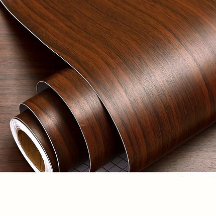 Wood Grain Self-Adhesive Wallpaper Roll — Peel & Stick Contact Paper