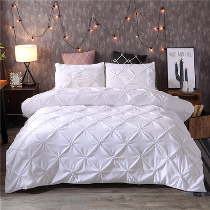 Peekaboo Studio Solid Color Duvet Cover Set - Soft, Durable Fabric