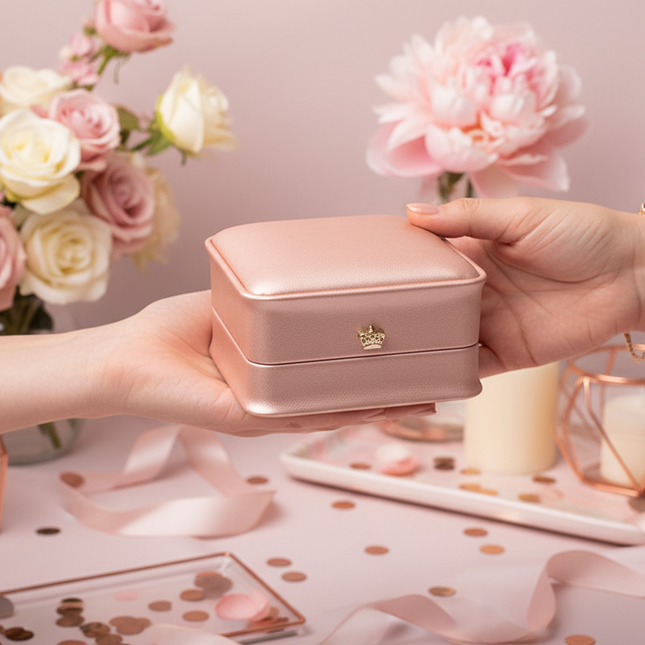 Crown Proposal Ring Box Jewelry Box Jewelry Packaging Box