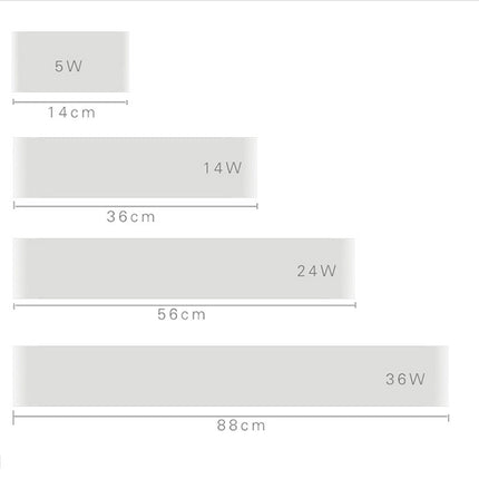 LED Wall Light for Corridor and Bathroom Mirror Front Light Square 360mm