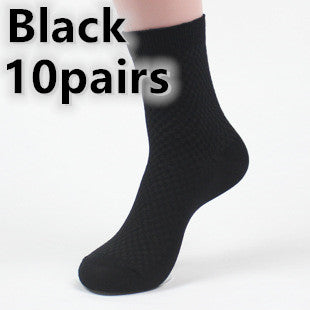 Peekaboo Studio Men's Bamboo Fiber Socks - Soft, Breathable Comfort