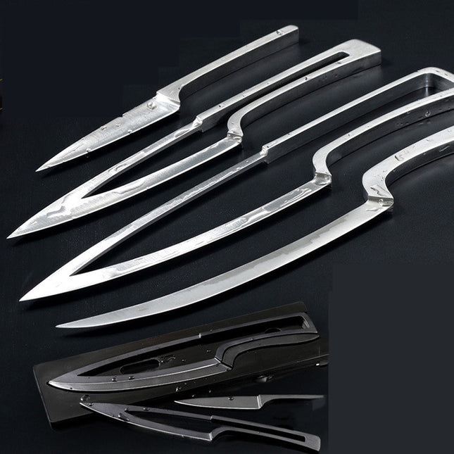 Creative Combination Knife Set – 440C Stainless Steel Kitchen Knives for Fruit